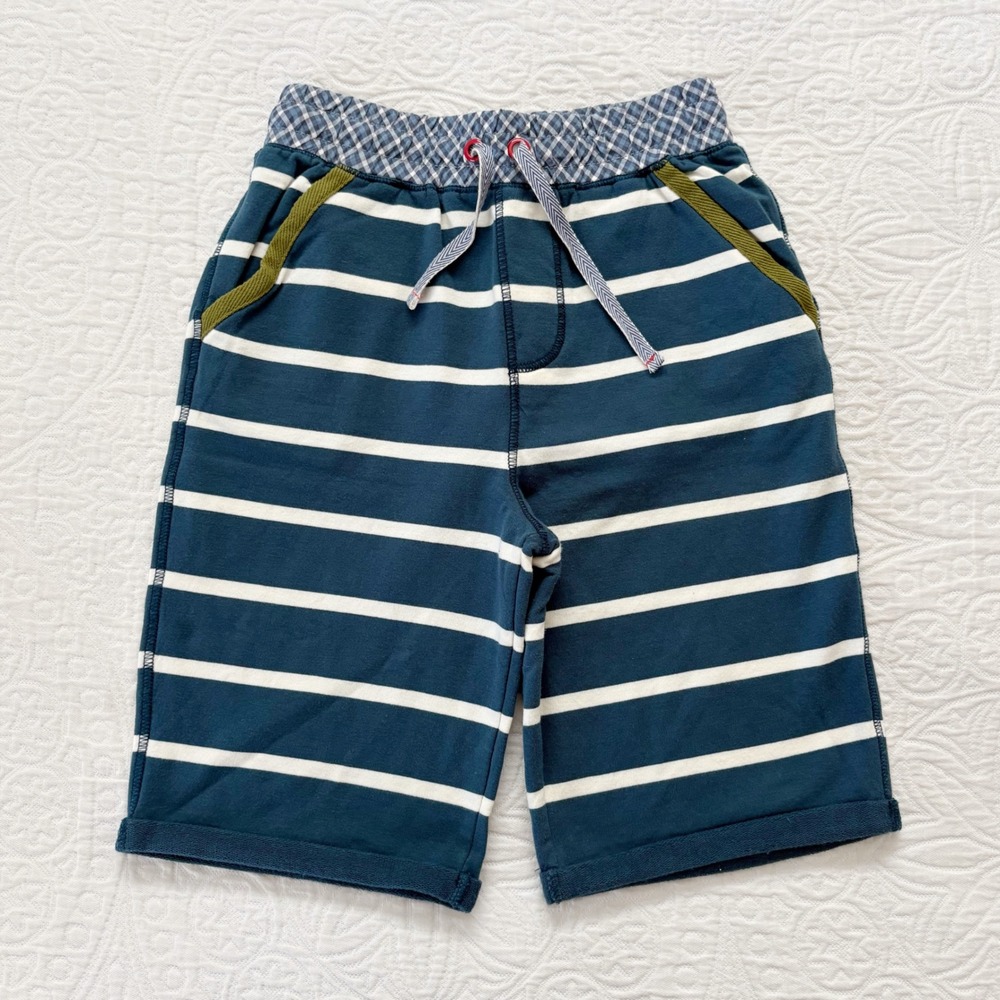 Matilda Jane x Joanna Gaines Boys' Show Your Stripes Shorts, Blue / White Sz 8
